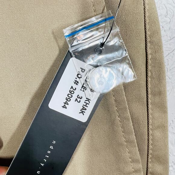 NEW! NDustry Khaki Pant Trouser Chino Casual Beige - 32 - Picture 6 of 6